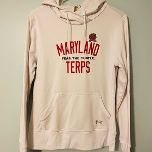Maryland Terrapins Under Armour women’s white hoodie